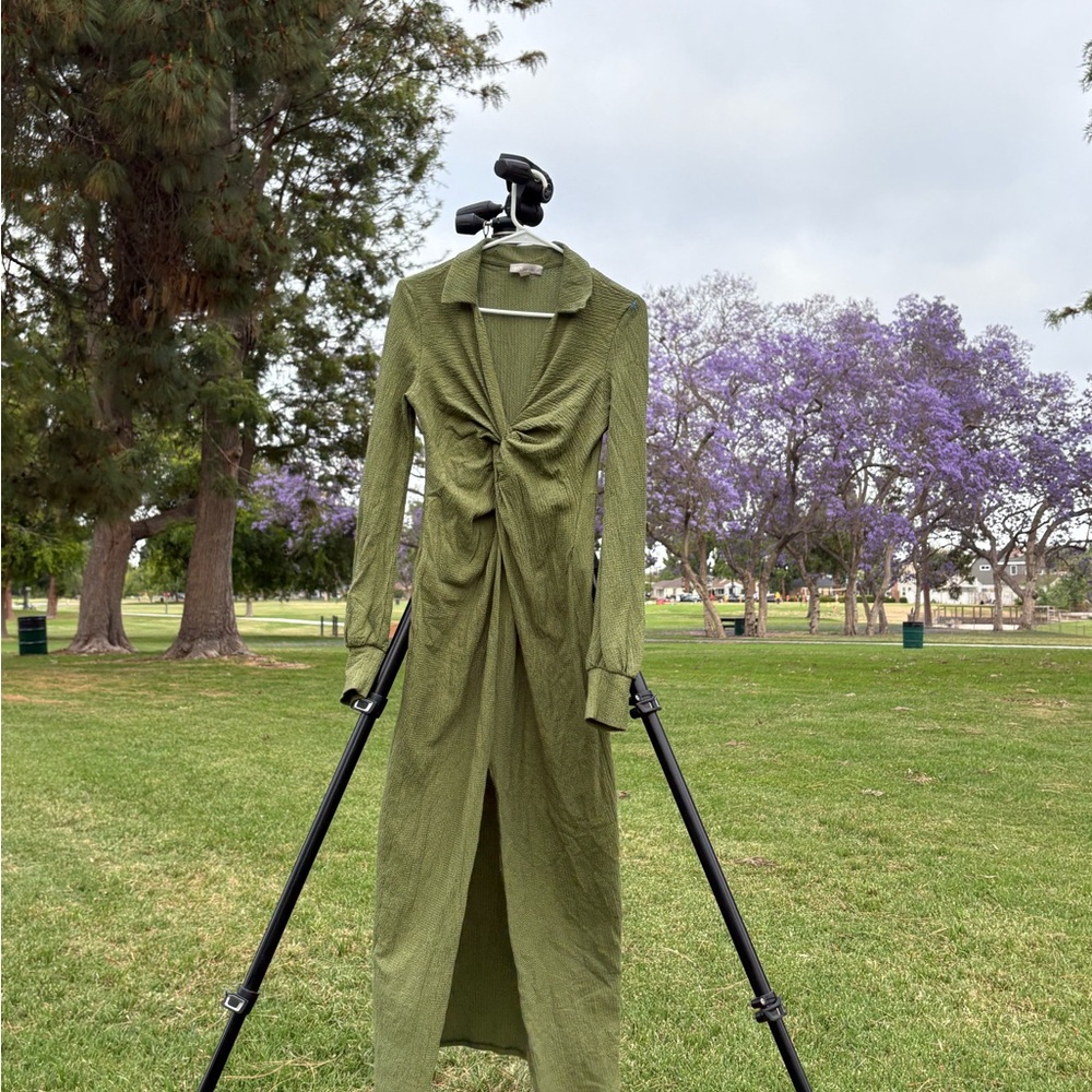 Asos Green Maxi Dress